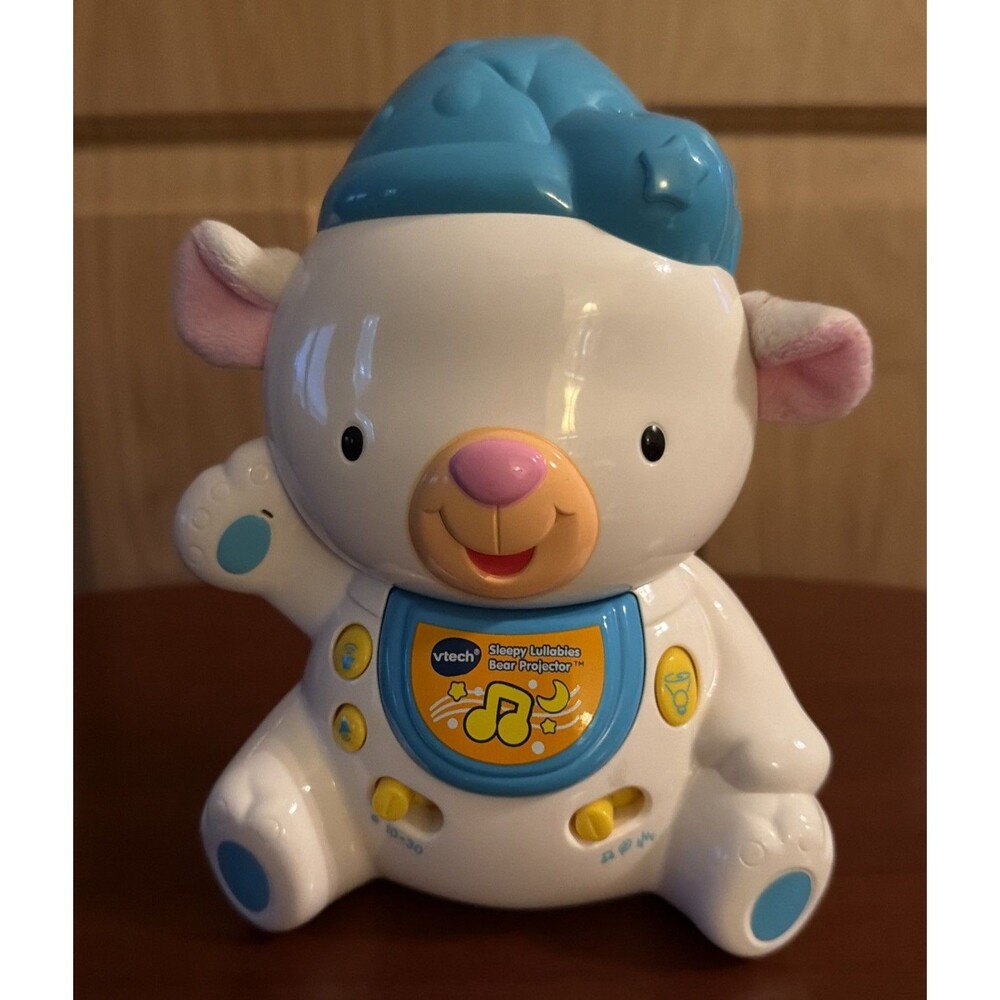 VTech Sleepy Lullabies Bear Projector Music Nature Sounds Soother. Tested/Works!